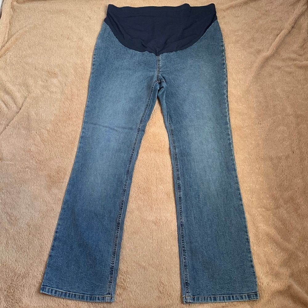 Old Navy Vintage Maternity Denim Jeans Pants M Reg